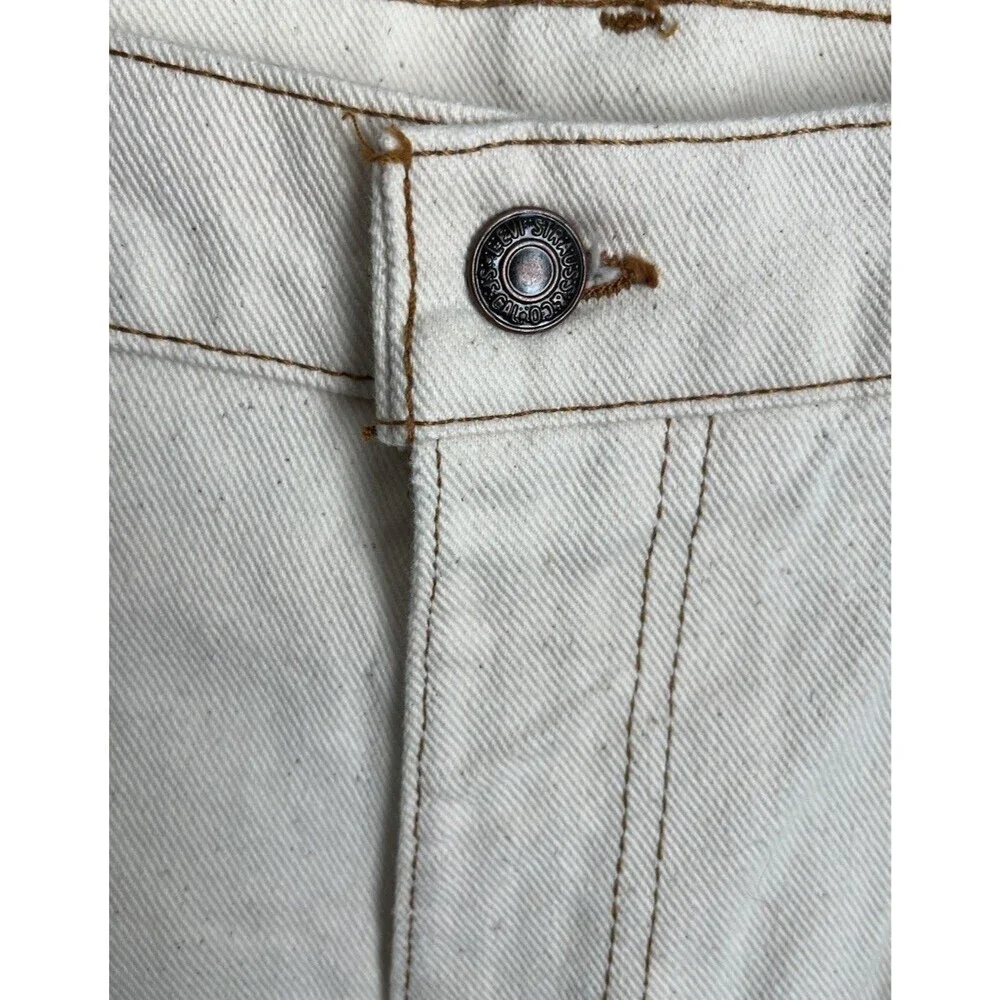 NWT! Deadstock Vtg 1980's Levi's For Men 38X30 Two Horse Jeans Leather Tab